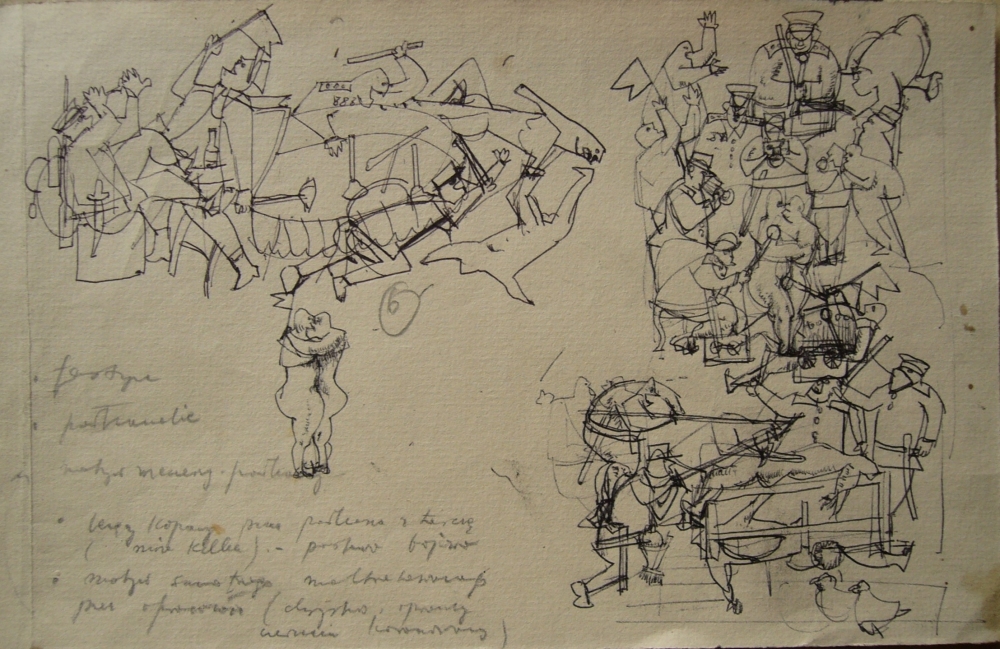 Rytuały, szkic nr 8