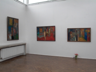 Obrazy z cyklu Rytuały codzienności (2002-2003)