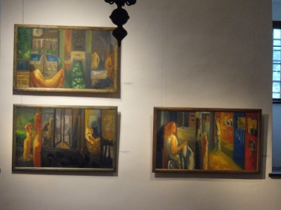 Obrazy z cyklu Rytuały codzienności z lat 2002-2003