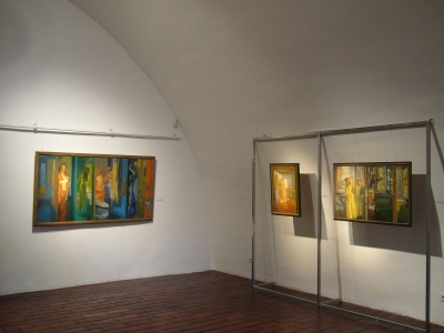 Obrazy z cyklu Rytuały codzienności z lat 1997-2003