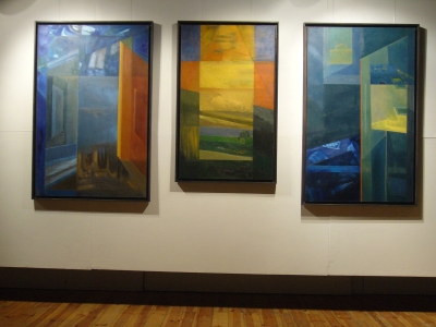 Obrazy z cyklu Realne - nierealne z lat 2004-2005