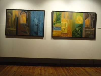 Obrazy z cyklu Realne - nierealne z lat 2004-2005