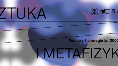 Plakat wystawy Sztuka i metafizyka...