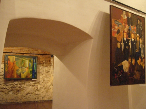 Obrazy z cykłów Rytuały codzienności (2002-2003) i Czas zatrzymany (1982)