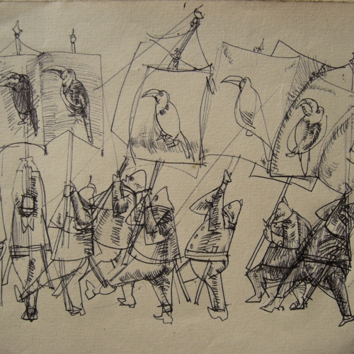 Rytuały 1982, szkic 1